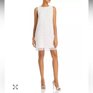 NWT Jason Wu Short Monogram White Lace Sheath Dress Size 0